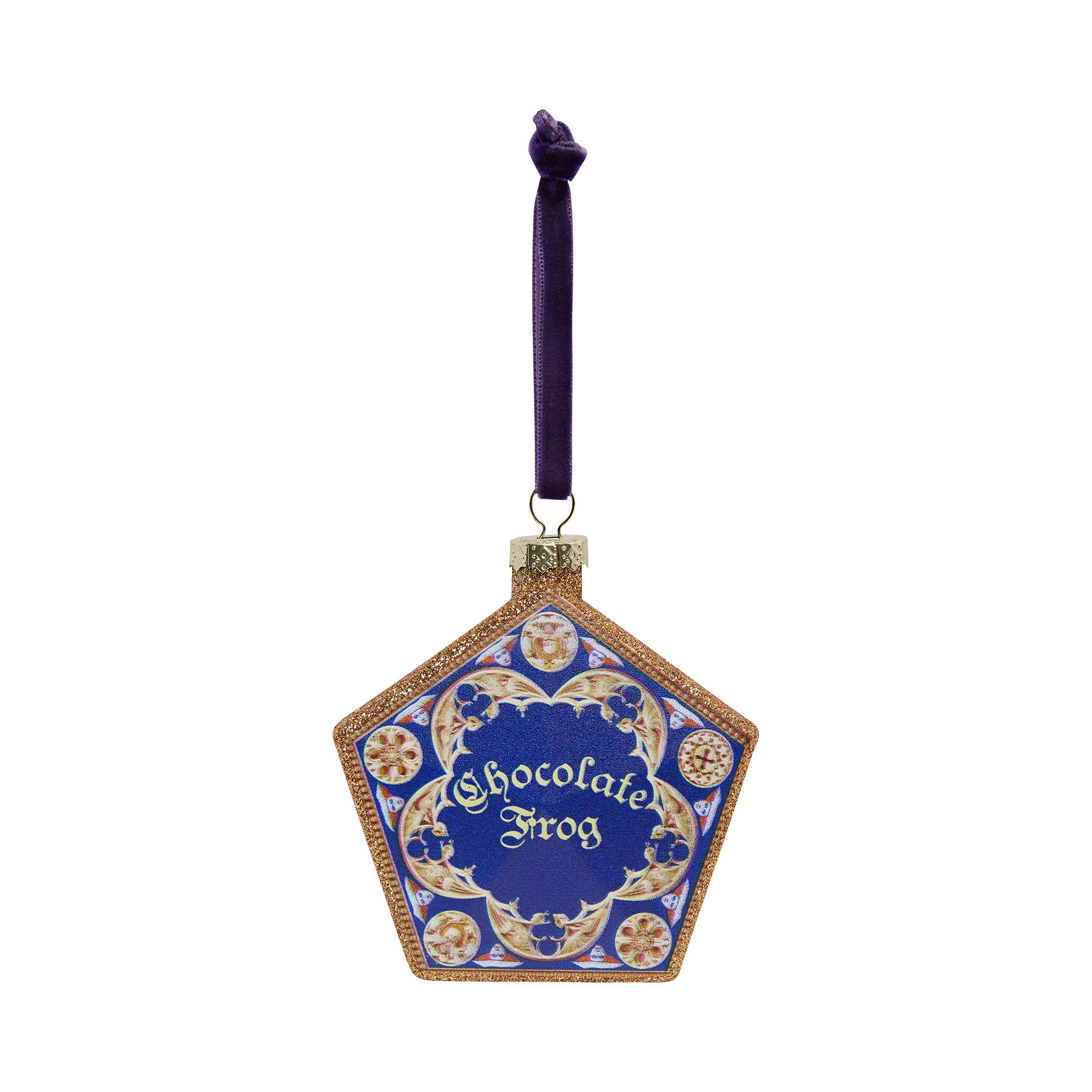 Chocolate Frog Glass Ornament
