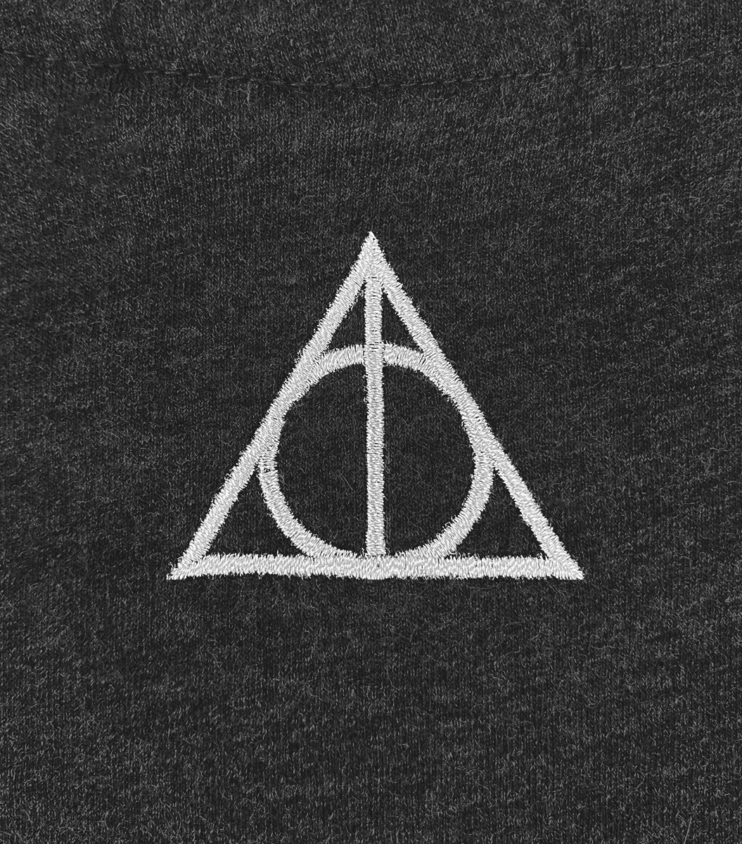 Deathly Hallows Smoky Charcoal T-Shirt - Image 6