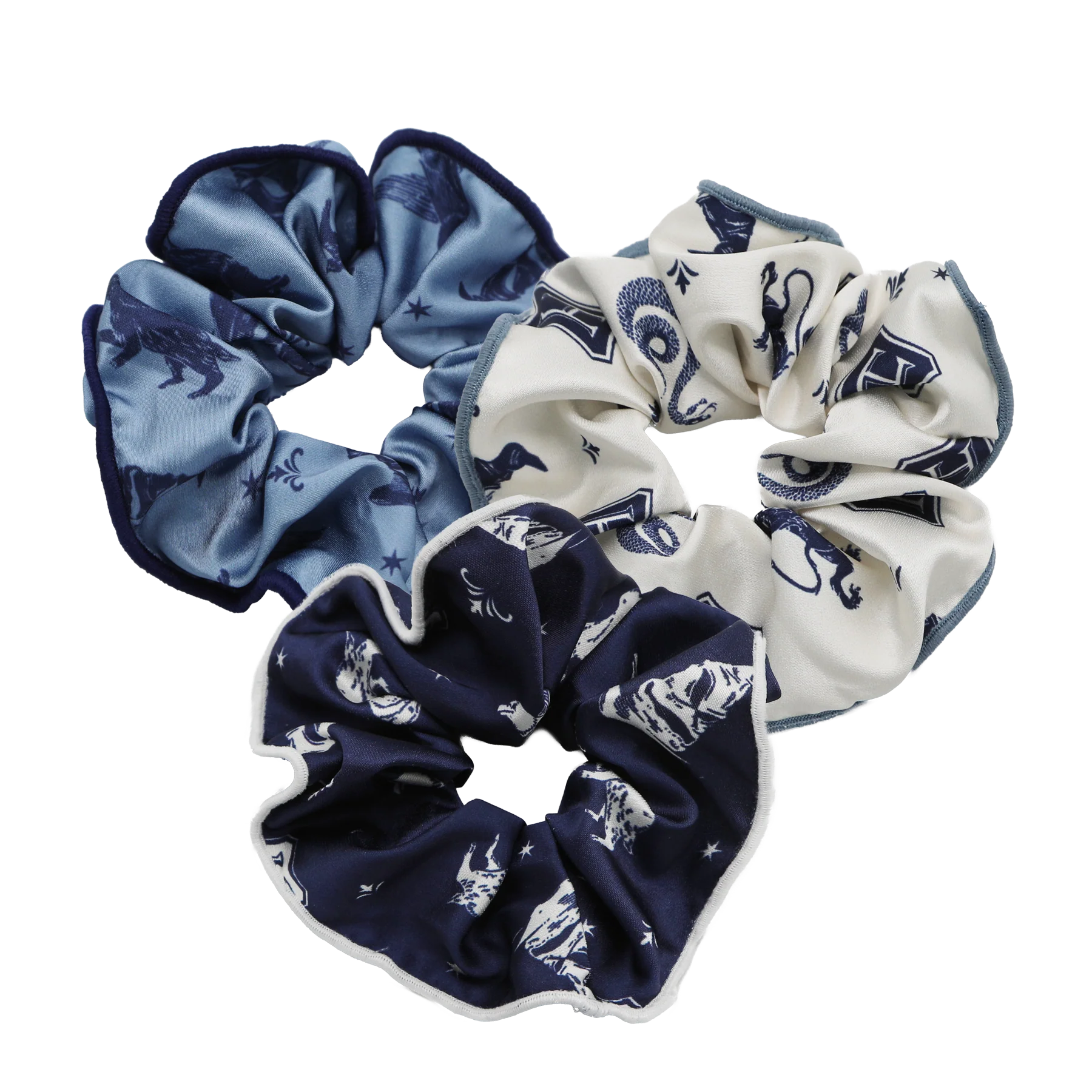 Hogwarts Crest Hair Scrunchies 3-pack - Image 2
