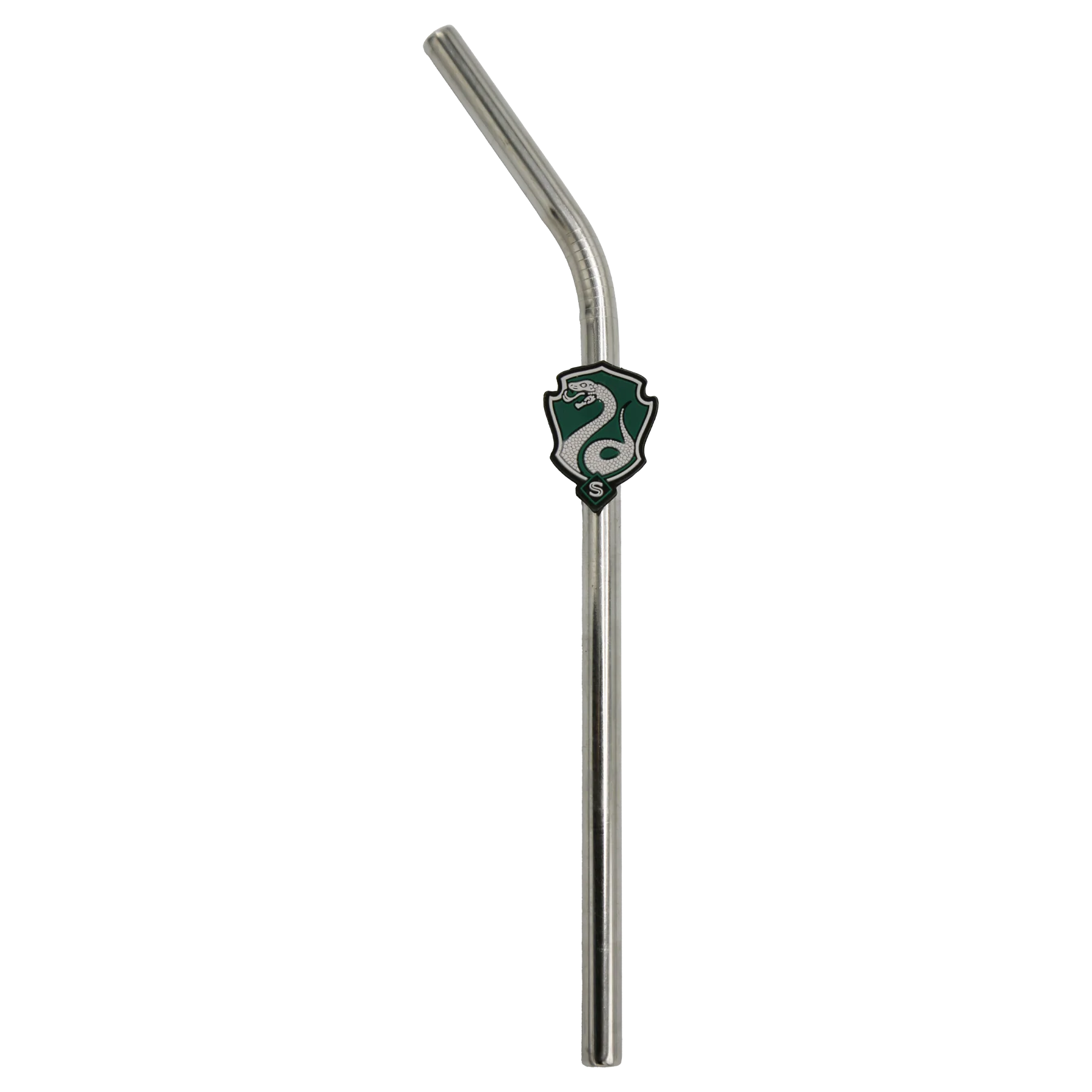 House Mascot Slytherin Straw Set