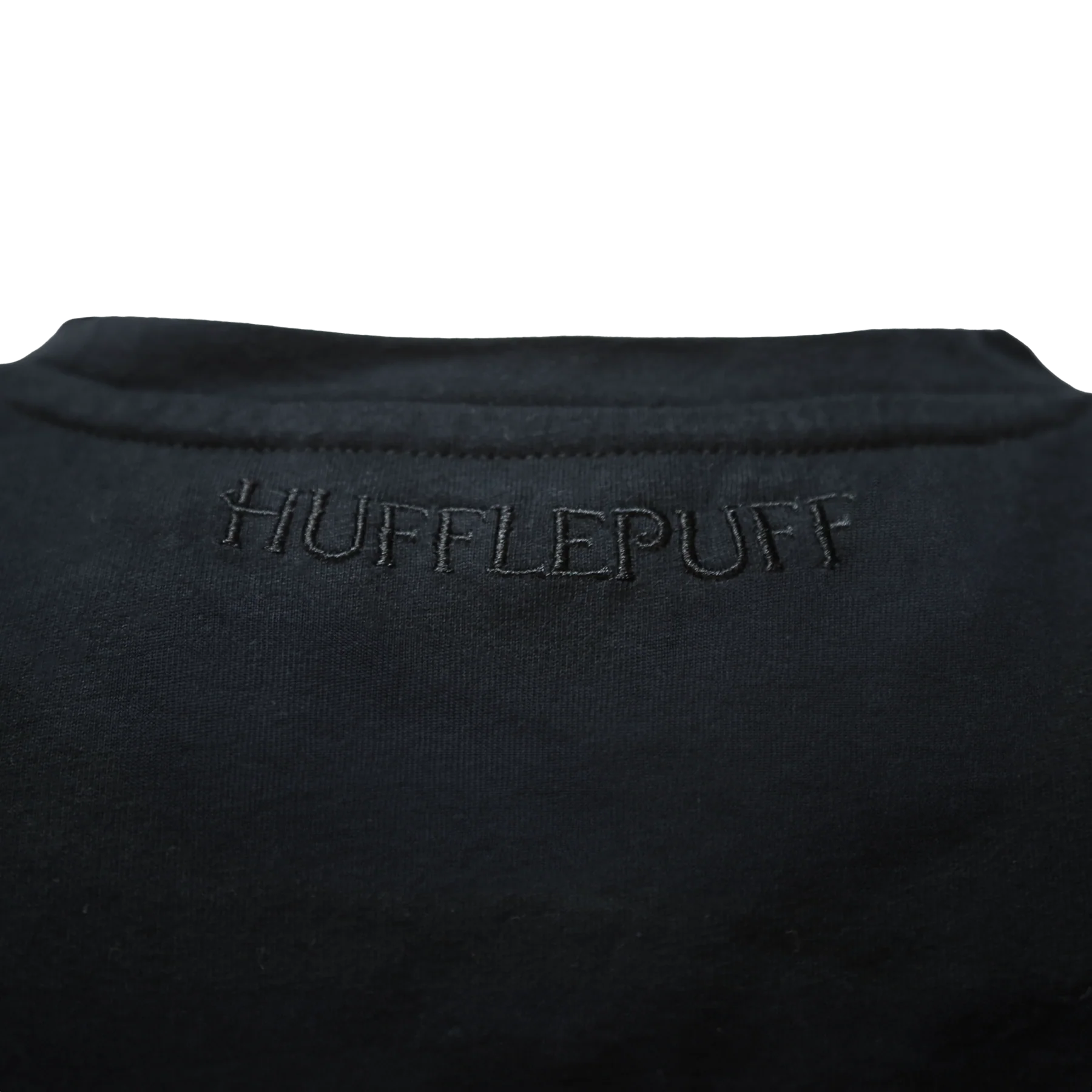 Hufflepuff Embroidery Print T-Shirt - Image 4