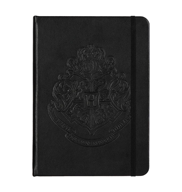 Personalised Hogwarts Crest Embossed Journal