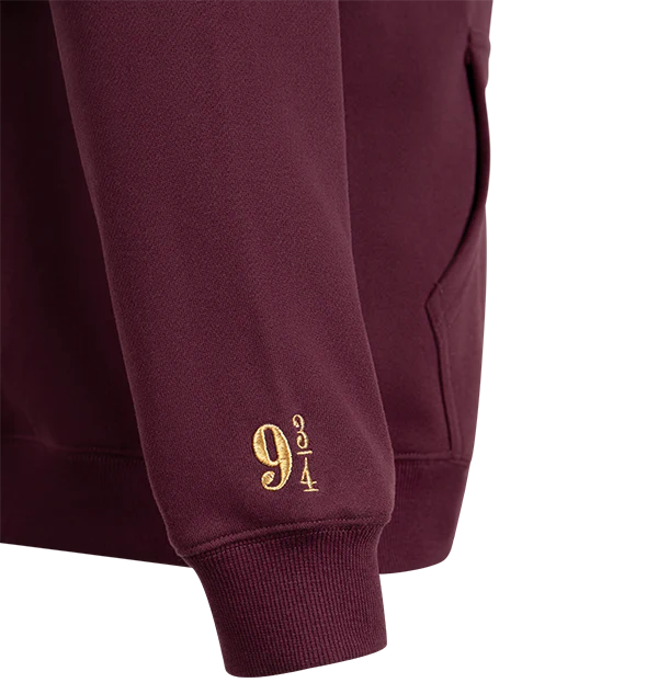 Platform 9 3/4 Zip Hoodie - Burgundy - Image 3