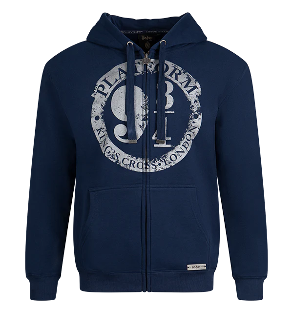 Platform 9 3/4 Zip Hoodie - Navy