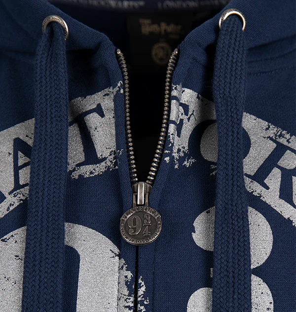Platform 9 3/4 Zip Hoodie - Navy - Image 4