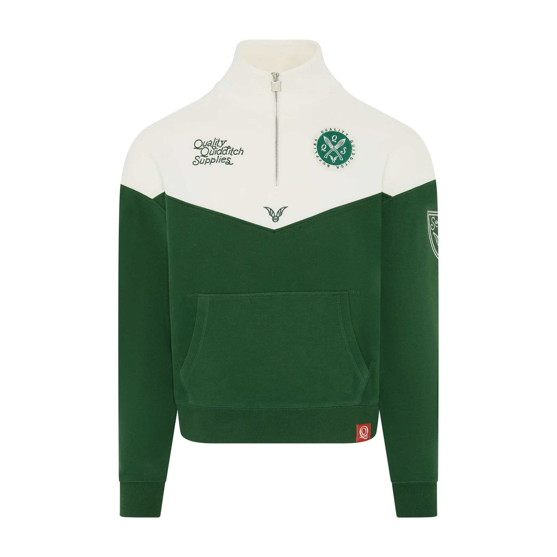 Quality Quidditch Supplies 3/4 Zip Sweatshirt - Image 3