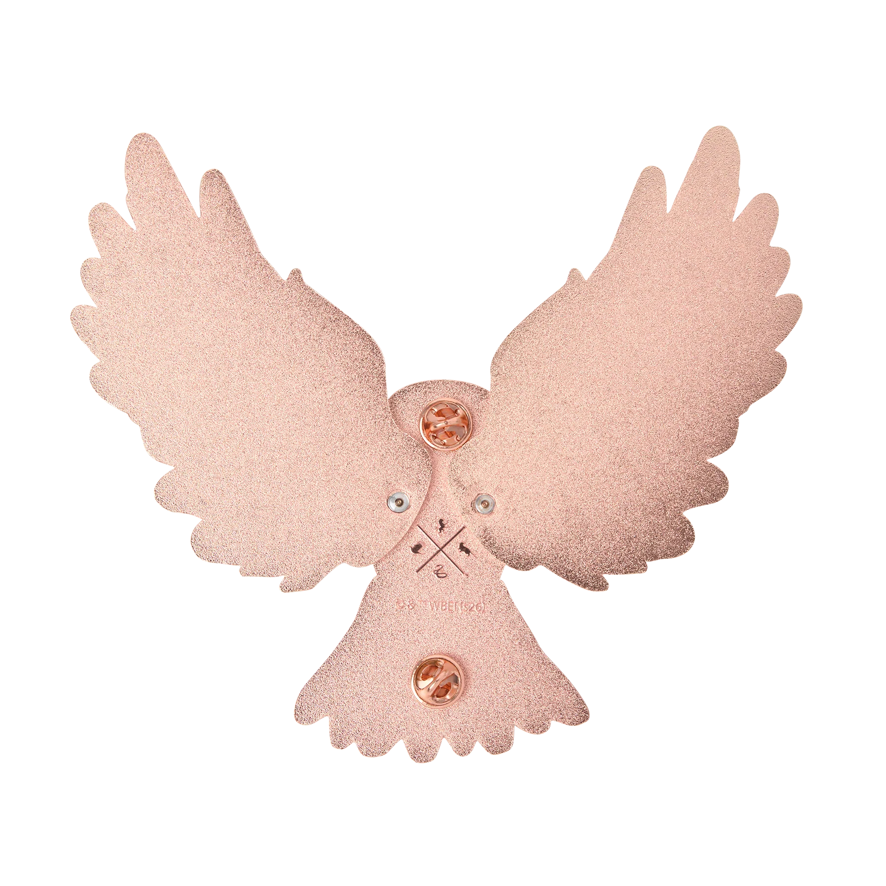 Sakura Owl Glitter Enamel Pin - Image 3