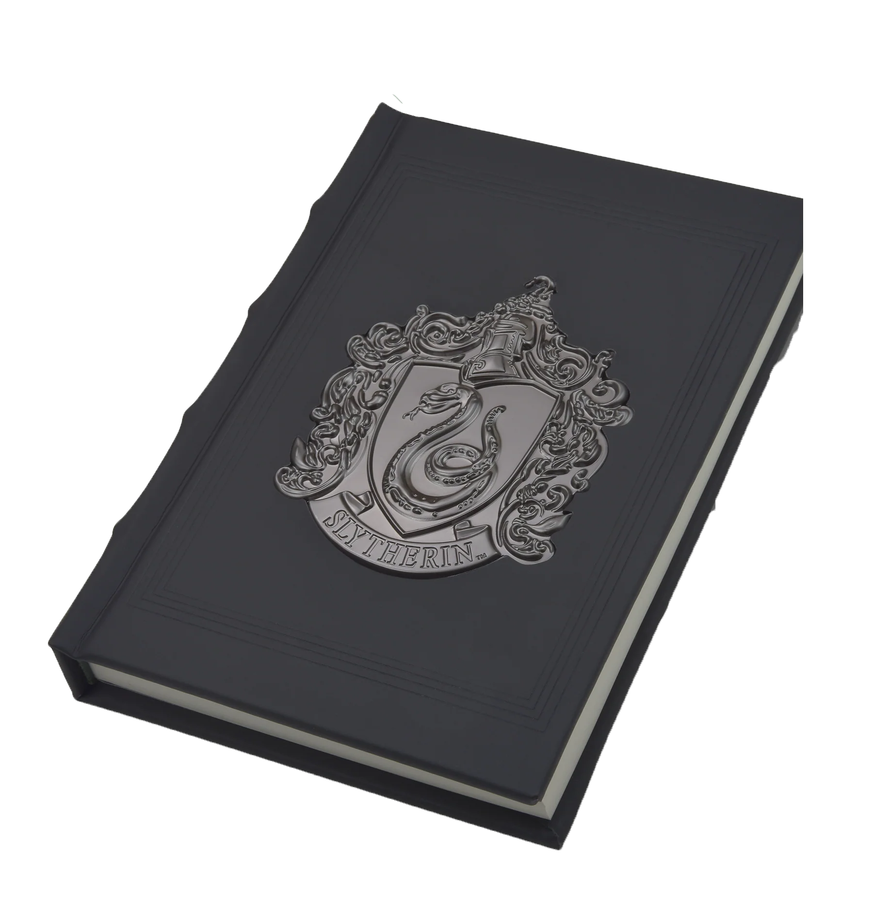 Slytherin Metal Crest Journal
